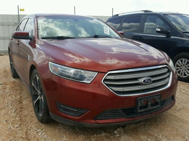 1FAHP2E83EG182077 - 2014 FORD TAURUS SEL RED photo 1