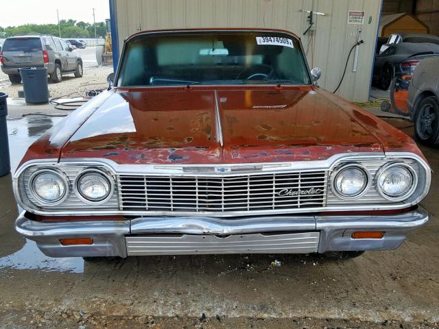 414478200154 - 1964 CHEVROLET IMPALA-SS RED photo 9