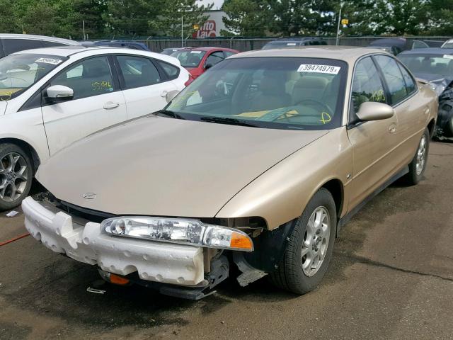1G3WS52H6YF240912 - 2000 OLDSMOBILE INTRIGUE G GOLD photo 2