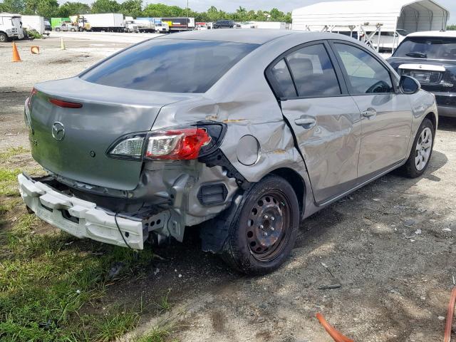 JM1BL1SF5A1180742 - 2010 MAZDA 3 I SILVER photo 4