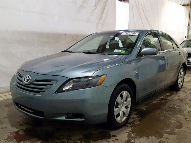 4T1BK46K27U551631 - 2007 TOYOTA CAMRY NEW GREEN photo 2