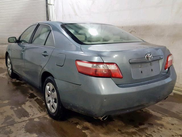 4T1BK46K27U551631 - 2007 TOYOTA CAMRY NEW GREEN photo 3