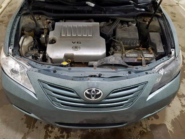 4T1BK46K27U551631 - 2007 TOYOTA CAMRY NEW GREEN photo 7