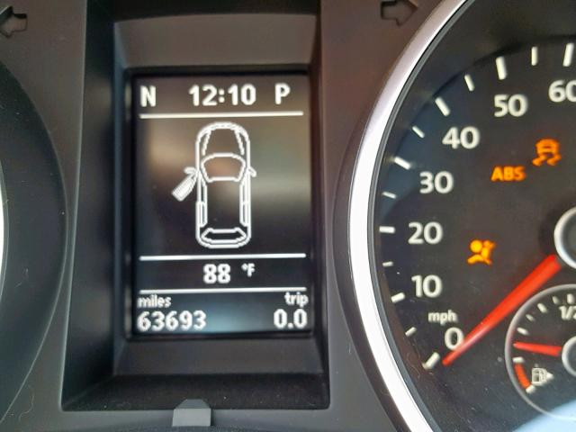 WVWBM7AJXBW148881 - 2011 VOLKSWAGEN GOLF WHITE photo 8