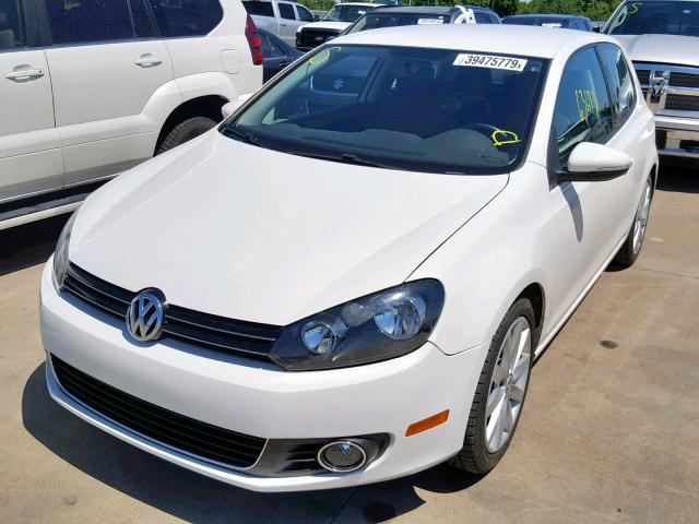 WVWBM7AJXBW148881 - 2011 VOLKSWAGEN GOLF WHITE photo 9
