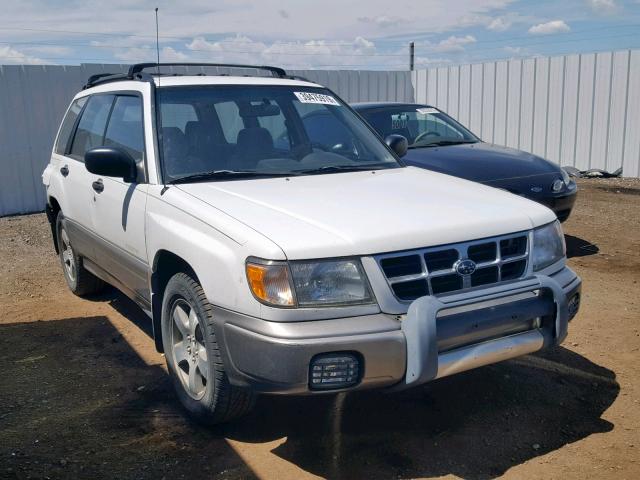 JF1SF6555WH706878 - 1998 SUBARU FORESTER S WHITE photo 1