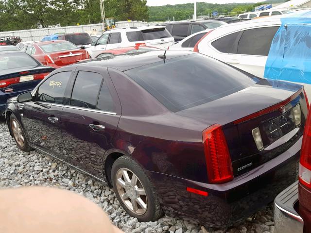 1G6DW67V780203065 - 2008 CADILLAC STS BLACK photo 3