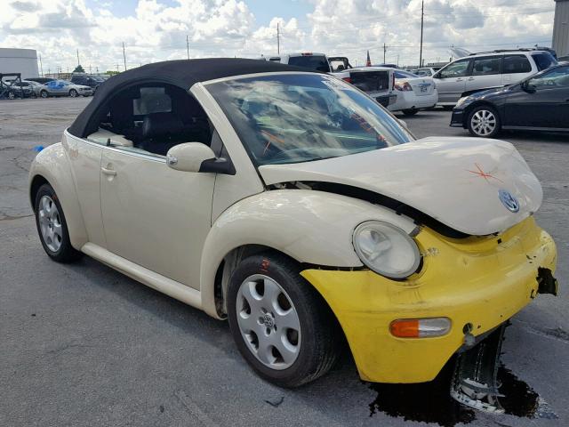 3VWCK21Y13M306839 - 2003 VOLKSWAGEN NEW BEETLE თაფლისფერი ფოტო 1