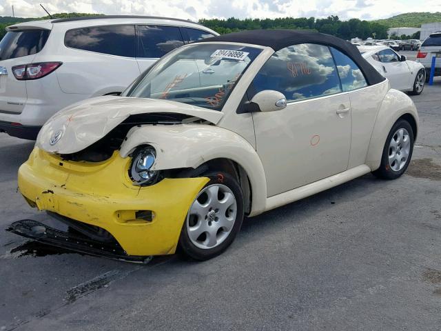 3VWCK21Y13M306839 - 2003 VOLKSWAGEN NEW BEETLE თაფლისფერი ფოტო 2