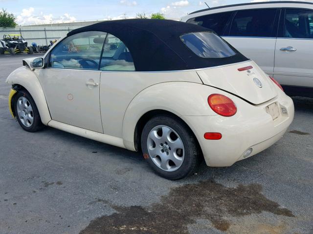 3VWCK21Y13M306839 - 2003 VOLKSWAGEN NEW BEETLE თაფლისფერი ფოტო 3