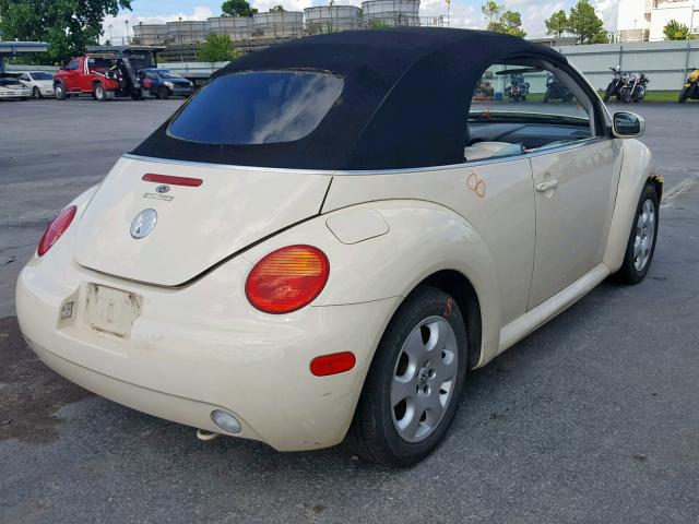 3VWCK21Y13M306839 - 2003 VOLKSWAGEN NEW BEETLE თაფლისფერი ფოტო 4