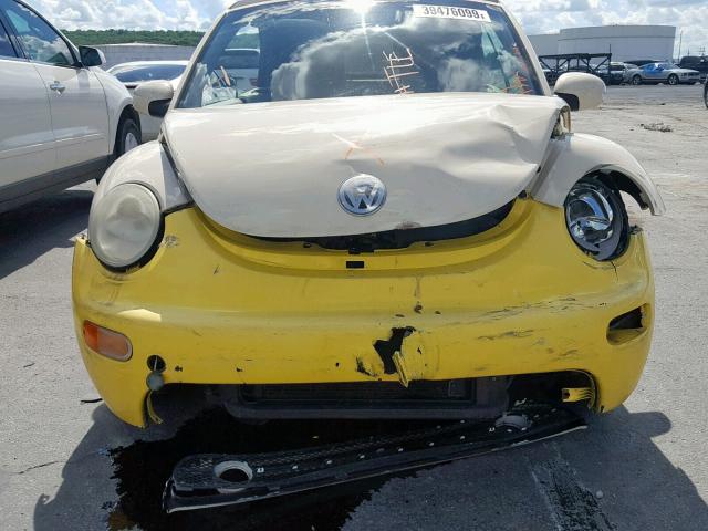 3VWCK21Y13M306839 - 2003 VOLKSWAGEN NEW BEETLE თაფლისფერი ფოტო 9