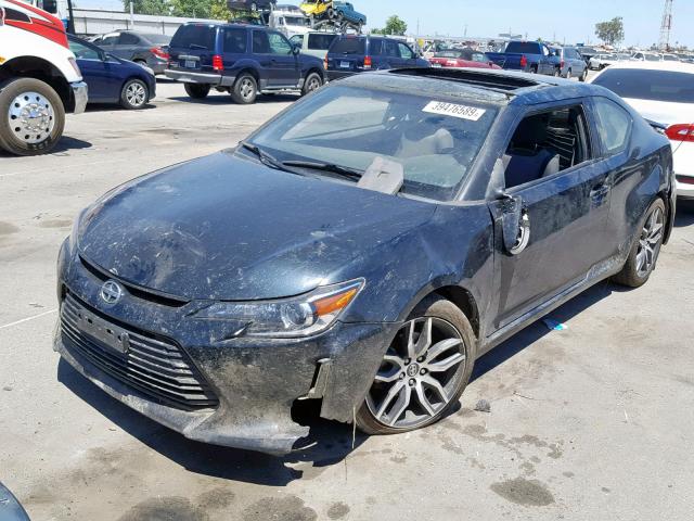 JTKJF5C76GJ018184 - 2016 TOYOTA SCION TC BLACK photo 2