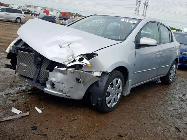 3N1AB61EX9L650808 - 2009 NISSAN SENTRA 2.0 SILVER photo 2