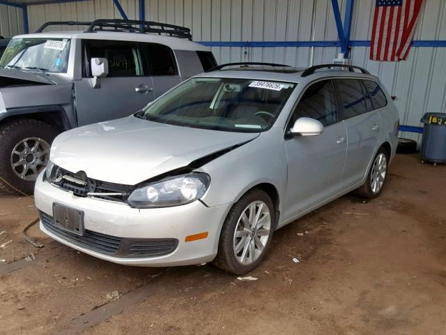 3VWPL7AJ0BM713113 - 2011 VOLKSWAGEN JETTA TDI SILVER photo 2