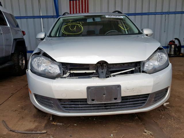 3VWPL7AJ0BM713113 - 2011 VOLKSWAGEN JETTA TDI SILVER photo 9