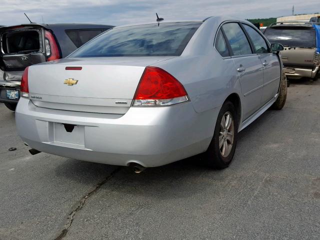 2G1WA5E39F1131716 - 2015 CHEVROLET IMPALA LIM SILVER photo 4