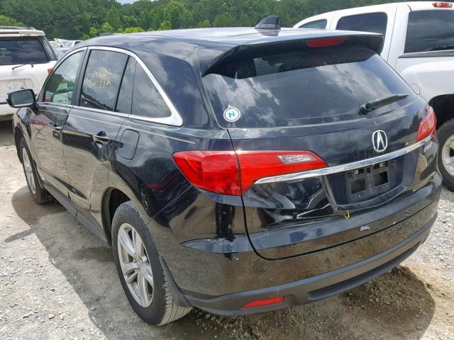 5J8TB3H34EL005698 - 2014 ACURA RDX BLACK photo 3