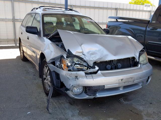 4S3BH675847639861 - 2004 SUBARU LEGACY OUT SILVER photo 1