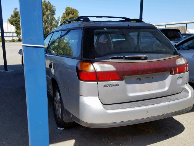 4S3BH675847639861 - 2004 SUBARU LEGACY OUT SILVER photo 3