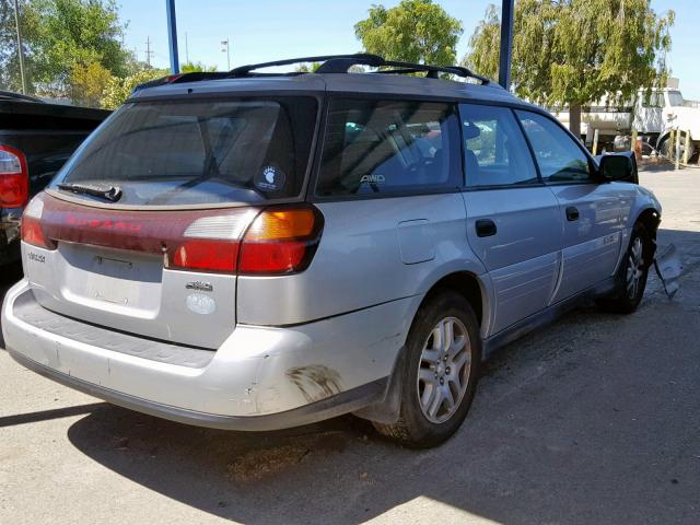 4S3BH675847639861 - 2004 SUBARU LEGACY OUT SILVER photo 4