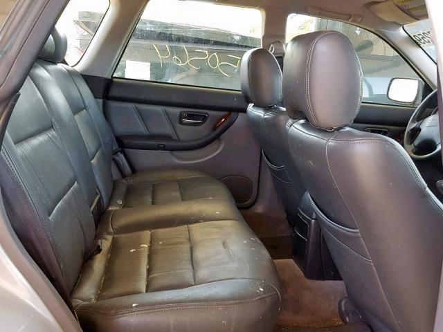 4S3BH675847639861 - 2004 SUBARU LEGACY OUT SILVER photo 6