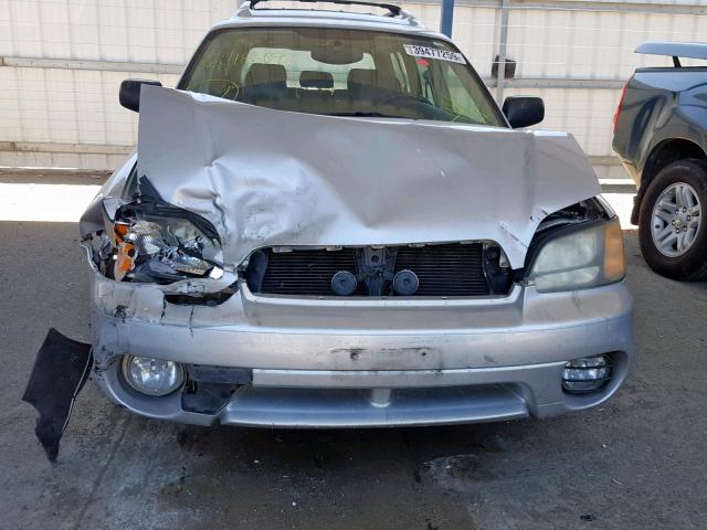 4S3BH675847639861 - 2004 SUBARU LEGACY OUT SILVER photo 9