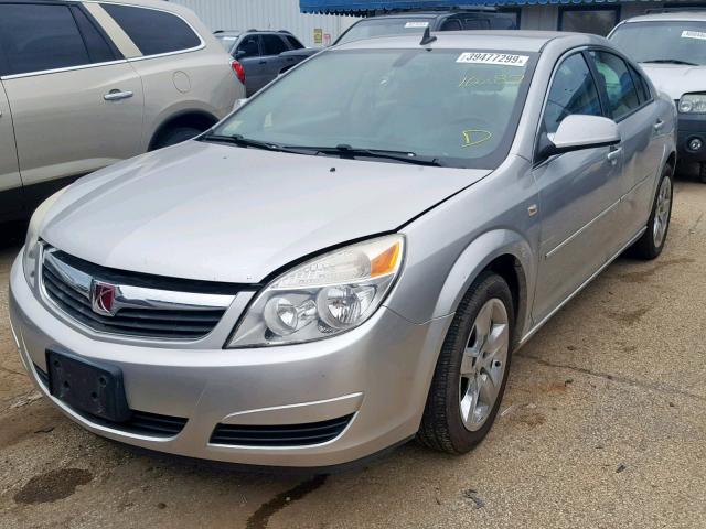 1G8ZS57N08F121033 - 2008 SATURN AURA XE SILVER photo 2