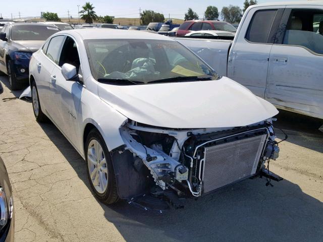 1G1ZF5SU4JF264512 - 2018 CHEVROLET MALIBU HYB WHITE photo 1