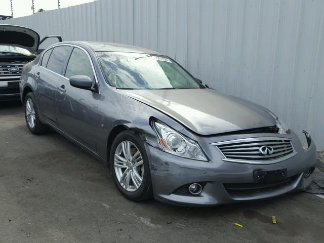 JN1CV6AP4FM580239 - 2015 INFINITI Q40 GRAY photo 1