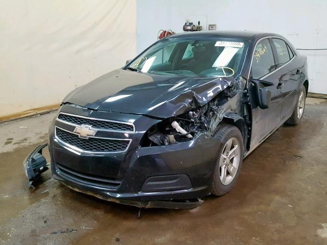 1G11B5SA9DF149004 - 2013 CHEVROLET MALIBU LS BLACK photo 2