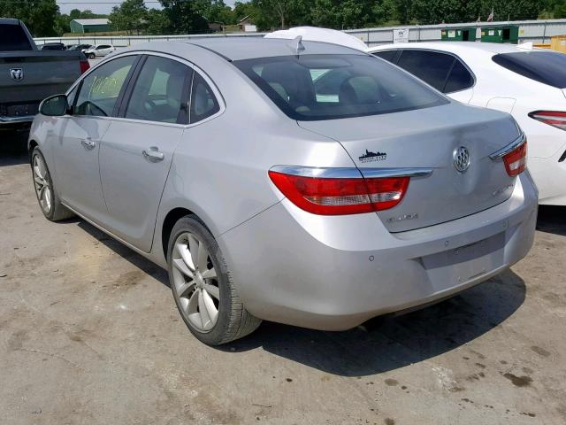 1G4PR5SK1C4211569 - 2012 BUICK VERANO CON SILVER photo 3