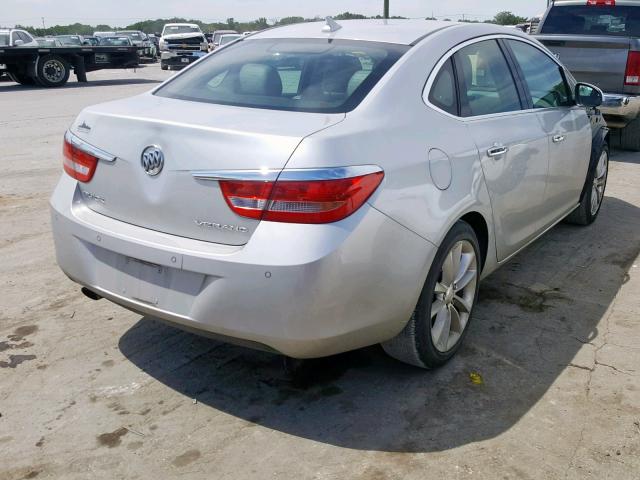 1G4PR5SK1C4211569 - 2012 BUICK VERANO CON SILVER photo 4