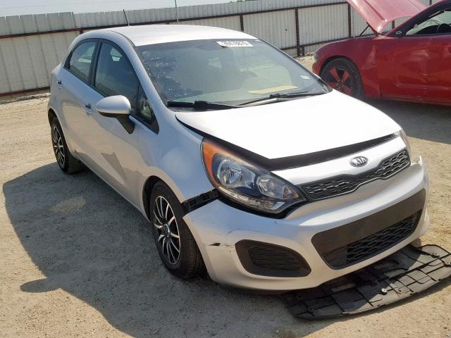 KNADM5A33F6515864 - 2015 KIA RIO LX SILVER photo 1