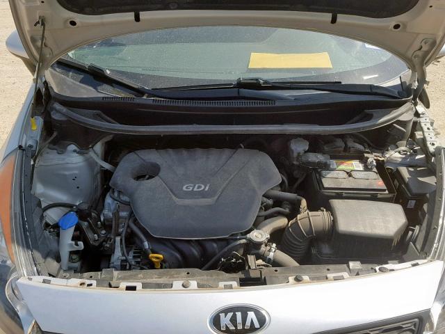 KNADM5A33F6515864 - 2015 KIA RIO LX SILVER photo 7