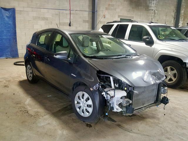 JTDKDTB32C1510001 - 2012 TOYOTA PRIUS C GRAY photo 1