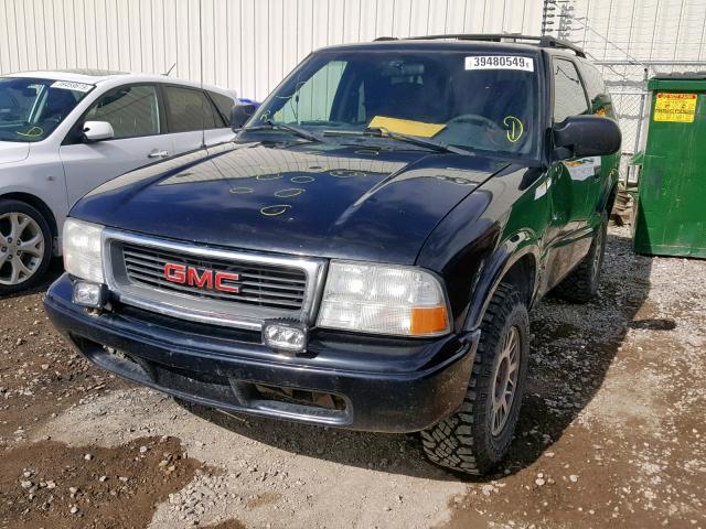 1GKCT18X45K105023 - 2005 GMC JIMMY SLS BLACK photo 2