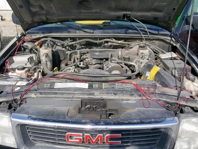 1GKCT18X45K105023 - 2005 GMC JIMMY SLS BLACK photo 7