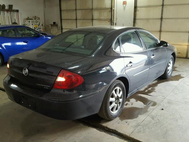 2G4WD532651234126 - 2005 BUICK LACROSSE C BLACK photo 4