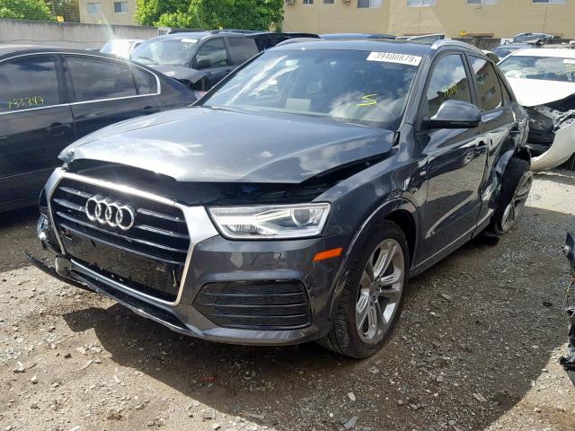 WA1BCCFS6JR009142 - 2018 AUDI Q3 PREMIUM GRAY photo 2