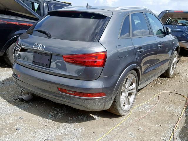 WA1BCCFS6JR009142 - 2018 AUDI Q3 PREMIUM GRAY photo 4