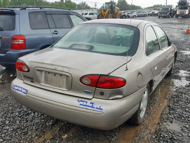 3FALP6531TM140564 - 1996 FORD CONTOUR GL GOLD photo 4