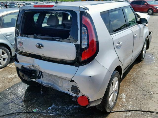 KNDJN2A28G7850865 - 2016 KIA SOUL SILVER photo 4