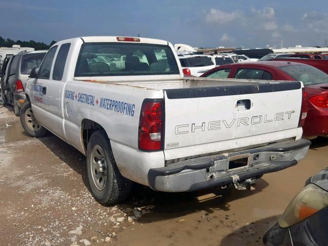 1GCEC19VX7Z136823 - 2007 CHEVROLET SILVERADO WHITE photo 3