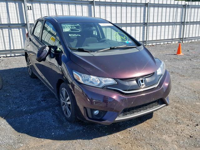 3HGGK5H86FM752583 - 2015 HONDA FIT EX PURPLE photo 1