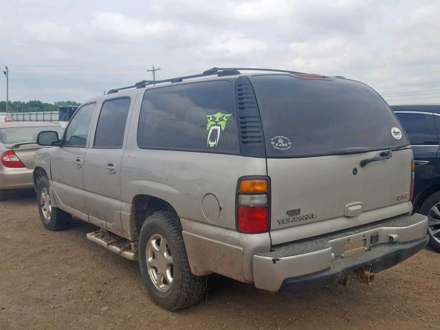 1GKFK66U24J122557 - 2004 GMC YUKON XL D SILVER photo 3