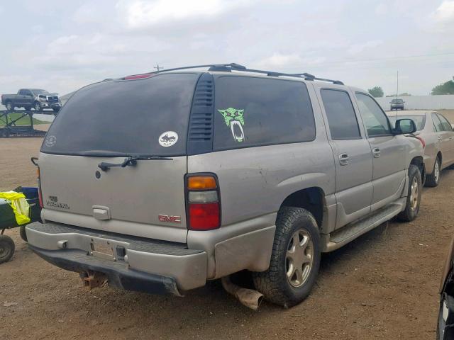 1GKFK66U24J122557 - 2004 GMC YUKON XL D SILVER photo 4