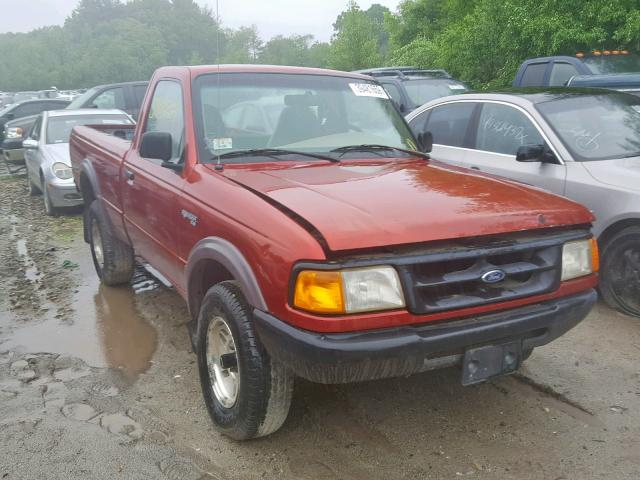 1FTCR11U9VTA29867 - 1997 FORD RANGER RED photo 1