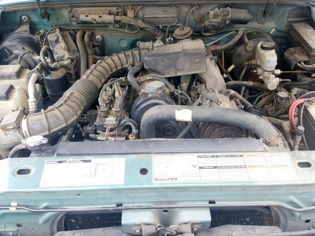 4F4YR12C1YTM05470 - 2000 MAZDA B2500 GREEN photo 7