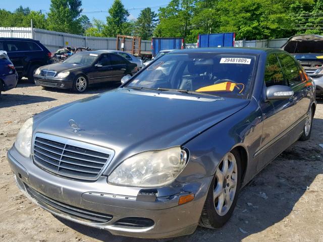 WDBNG83J15A451894 - 2005 MERCEDES-BENZ S 430 4MAT GRAY photo 2